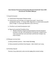 Untuk permohonan prasekolah yang berjaya, anda perlu mencetak surat tawaran dan sila bawa dan serahkan kepada sekolah yang dimohon pada hari pendaftaran. Garis Panduan Permohonan Kemasukan Murid Ke Prasekolah Tahun 2020 Kpm