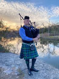 The player keeps the bag full of air by blowing into it with a tube or pumping it with a bellows. World Class Bagpiper In Austin Texas Austin Bagpiper