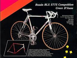 For us, good design means not only beauty of form but, above all, a feeling of wellness. Rossin Rlx Columbus Slx Steel Bike Beautiful Bicycle Vintage Bikes