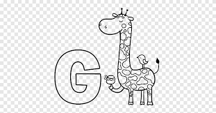 The big book of alphabet activities: J Drawing Alphabet Coloring Book Letter Giraffe Letter A Mammal Child Png Pngegg