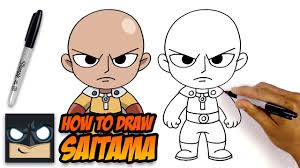 Tsundere olarak bilinen en güzel 8 anime kızı. How To Draw Saitama One Punch Man Step By Step Youtube