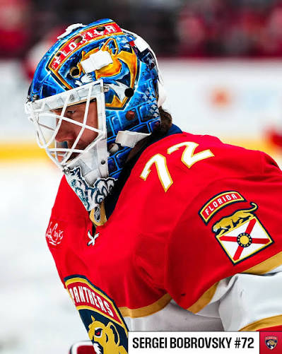 Sergei Bobrovsky is rockin' a new setup 😍