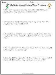These grade 3 multiplication word problem worksheets cover simple multiplication multiplication by multiples of 10 and multiplication in columns as well as some mixed multiplication and division. Pin On City Yr Ideas