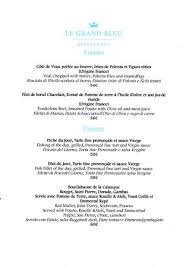 Le Grand Bleu Cavalaire Sur Mer Menu Prices Restaurant Reviews Tripadvisor