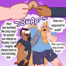 🔞🔞Mr. Sketchy🔞🔞 on X: Day 18: body swap Lowkey I was stressing about  this prompt but it was actually super fun to do 😋 finntrikov  finnthehuman SimonPetrikov AdventureTime FionnaandCake  adventuretimensfw r34 kinktober 