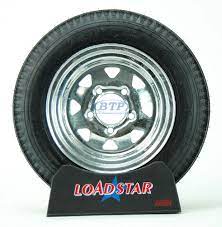 These 12 st trailer ties are perfect for your boat, motorcycle. Boat Trailer Tire 4 80 X 12 On Galvanized 5 Lug Wheel 990lb By Loadstar