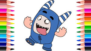 You want to know who the oddbods? Oddbods Pogo How To Draw And Coloring For Kids Kids Learn Drawing Youtube