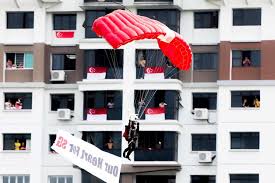 In 2014, third warrant officer shirley ng became the first female red lion parachutist to jump at the national day parade in singapore. Ndp 2020 Red Lions Descend On Heartlands As Nation Salutes Frontline Workers Today
