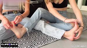 2 Hot Blondes 4 Barefeet POV Sensual Tickle Fights: American Porn by  Clips4Sale Tickling