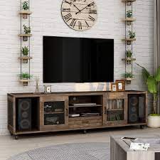 To complete the look of your room or add valuable storage space, shop the brick today for a contemporary tv stand, modern tv stand, tv stand with storage, grey tv stand, or rustic tv stand. Furniture Of America Hury Industrial 70 Inch 8 Shelf Tv Stand Overstock 12818749