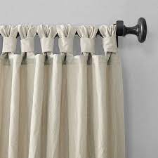63 X52 Washed Cotton Twist Tab Light Filtering Curtain Panel Oat Archaeo Tab Curtains Curtains Panel Curtains