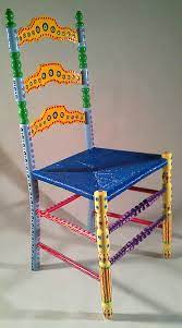 5.0 out of 5 stars 1. Hand Painted Furniture Colorful Crazy Ladder Back Chair Whimsical Painted Furniture Painted Furniture Hand Painted Furniture