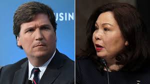 Tammy duckworth, a us army veteran who lost both of her legs while serving in iraq, rebuked tucker carlson after the conservative fox news. Sen Tammy Duckworth Who Lost Her Legs Serving In Iraq Hits Back After Tucker Carlson Suggests She Hates America Cnn