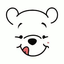 This will be the basic shape for winnie the pooh's head. Pin By Rahf Nk On Ø£Ø´ÙƒØ§Ù„ Ù„Ù„Ø±Ø³Ù… Winnie The Pooh Drawing Easy Drawings Disney Silhouette