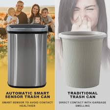 We did not find results for: Buy Hcy Motion Sensor Kitchen Trash Can Stainless Steel Metal Garbage Can Mute Automatic Waste Bin For Office Kitchen Living Room Bathroom 13 Gallon 50 Liter Online In Germany B08q79y95l