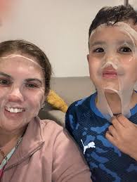 Trying to relax and put my feet up for 10mins and then he joins in.