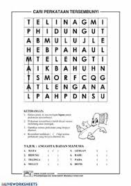 Cari gambar tersembunyi bahasa melayu. Cari Kata 1 Worksheet