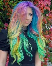 35 Randoms That Are Guaranteed To Amuse And Confuse Rainbow Hair Rainbow Hair Color Hair Styles