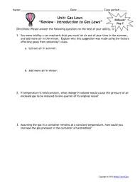 The combined law for gases.gas laws (solutions, examples, worksheets, videos, gamessee all results for this questionwhat is the pressure of 1 atm, 101pa, 760torr, 760mmhg related searches for gas law review answers gas law review worksheet answersgas law questions and answersgas. Lesson Plan Gas Laws Boyle S And Charles S Laws By Msrazz Chemclass