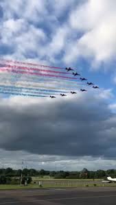 Red arrows over the moray firth. Video And Pictures As Red Arrows Fly Over Hertfordshire Watford Observer