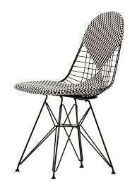 If your chair doesn't have removable covers, you can try cleaning the stain with a damp cloth. Vitra Dkr Wire Chair Checker By Charles Ray Eames 1951 Designer Furniture By Smow Com