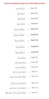 Contoh Penyebutan Angka Jam Dalam Bahasa Arab Alqur Anmulia
