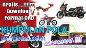 Pola decal yamaha x max. Pola Motor Gratis Free Format Coreldraw X7 Youtube