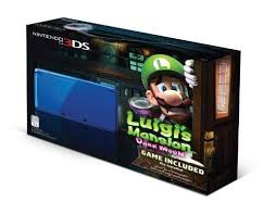 Nintendo 3ds Cobalt Blue With Luigi S Mansion Dark Moon Nintendo 3ds Luigi Luigi S Mansion