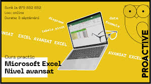 Curs practic Microsoft Excel Nivel începător - intermediar