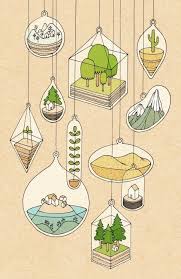 Rose Wong Illustration Terrariums Ink And Digital Doodle Art Illustration Artwork Cute Art