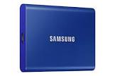 Portable SSD T7 500GB USB 3.2 External Solid State Hard Drive (MU-PC500H/AM) SD - 500GB - Blue Samsung