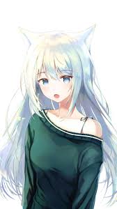 We regularly add new gif animations about and. Cute Anime Girl White Hair Wallpapers Wallpaper Cave