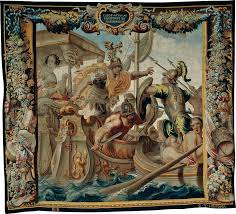 Em The Battle Of Actium From The Story Of Caesar And Cleopatra Em Em C 1680 Em Battle Of Actium Art Cleopatra
