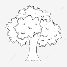 Tree clipart black and white free. Vector Black And White Minimalist Clipart Big Tree Material Tree Clipart Black And White Clipart Black And White Vector Png And Vector With Transparent Background For Free Download