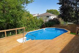 Inground Onground And Above Ground Pools Pioneer Pools Small Backyard Design Backyard Pool Pool