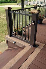 We carry the best quality decking materials, components, and hardware from the top brands in the market such as wolf, zuri, sylvanix, fiberon, azek, timbertech, moisture shield and trex. Impression Rail Aluminum Railing System Timbertech
