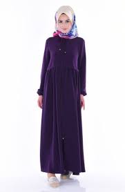 Sefamerve Buzgulu Ferace 2116 06 Mor Moda Stilleri The Dress Elbiseler