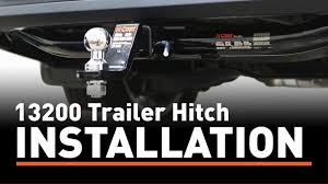 Reese, hidden hitch, draw tite. Trailer Hitch Install Curt 13200 On A Toyota Highlander Youtube