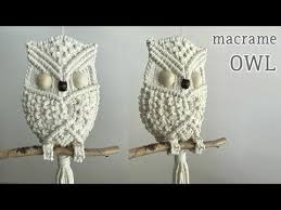 Ihr wollt wissen wie man eine 3d origami glocke bastelt? Diy Macrame Owl ë§í¬ë¼ë© ë¶ìì´ Youtube Makramee Eule Makramee Anleitung Eule Oster Hakelanleitungen