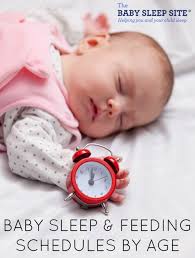 free baby sleep and feeding schedules by age the baby