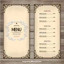 Download 50 Free Food Restaurant Menu Templates Xdesigns Free Menu Templates Menu Template Restaurant Menu Design