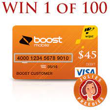 Refer to the bitcoin boost for details on the boost you have. Win 1 Of 100 Boost Mobile Wallet Prepaid Cards Julie S Freebies