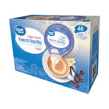 My funfetti coffee creamer that i'm addicted to is only at walmart. Great Value Coffee Creamer Singles French Vanilla 21 Fl Oz 48 Count Walmart Com Walmart Com