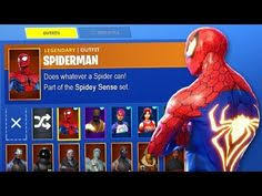 Fortnite New Spiderman Skin Hack Battle Royale Custom Skin Mod Fortnite Epic Skin Tips Spiderman Fortnite
