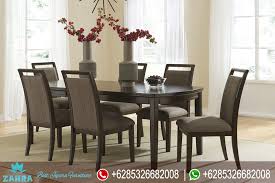 Gambar model meja makan lesehan, gambar meja makan 4 kursi minimalis, gambar pionering meja makan sederhana, model. Meja Makan Set Minimalis Jati Mewah Terbaru American Mm 238 Zahra Furniture