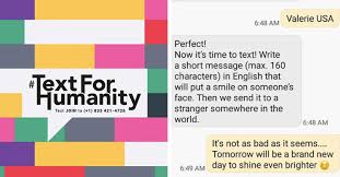 Narrated by monty python's terry jones, this animation. Text For Humanity Lets People Send Uplifting Messages To Others Inspiremore