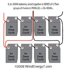 When trying to charge a 12v battery, the charging voltage must be greater than the battery or the battery will drain towards the charger (high. Vn 3108 Series Battery Bank Wiring Diagram Schematic Wiring
