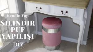 Silindir Puf Yapilisi Pet Sise Boru Kartonlardan Kendin Yap Diy Dekorasyon Fikirleri Ucuz Ev Dekorasyonu Kendin Yap