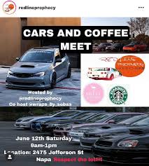 The page works by allowing users to interact with the map featured, allowing them to see the ten closest places that offer coffee to the user's current location. Jun 12 Cars And Coffee Napa Valley Ca Patch