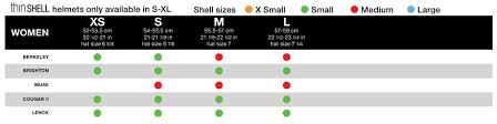 Bern Helmet Size Chart